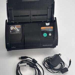 Fujitsu ScanSnap S500 Desktop Document Scanner USB with Cords TESTED *READ*
